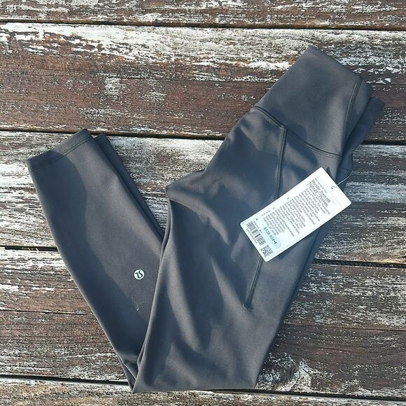 Lululemon Wunder Train High-Rise Tight with Pockets 25" Black size 4 NWT - Picture 1 of 6